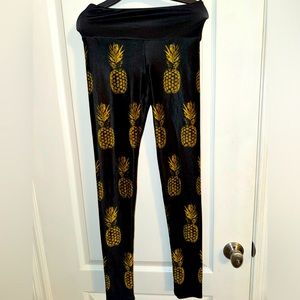 Goldsheep Pineapple 🍍Yoga Leggings Size Small